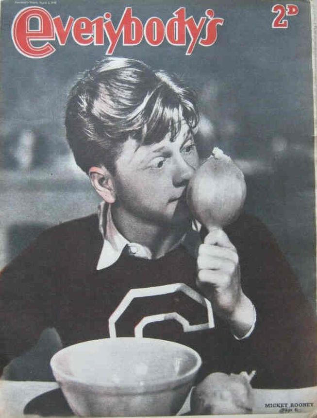 EVERYBODYS UK magazine side cover 2 August 1947
