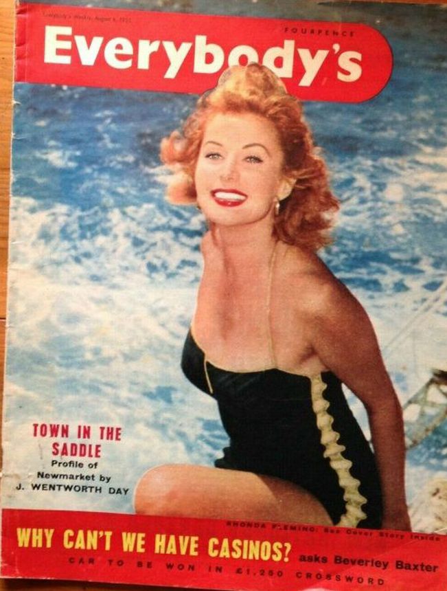 EVERYBODYS UK magazine side cover 6 August 1955