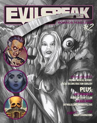 EVILSPEAK magazine side cover Issue 2  2014