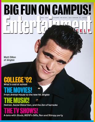 ENTERTAINMENT WEEKLY magazine cover Issue 139 9 October 1992