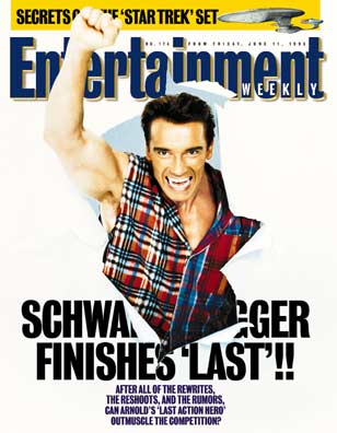 ENTERTAINMENT WEEKLY magazine cover Issue 174 11 June 1993