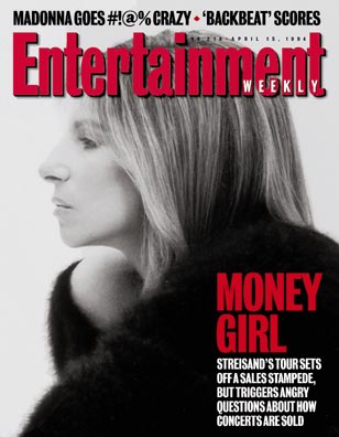 ENTERTAINMENT WEEKLY magazine cover Issue 218 15 April 1994