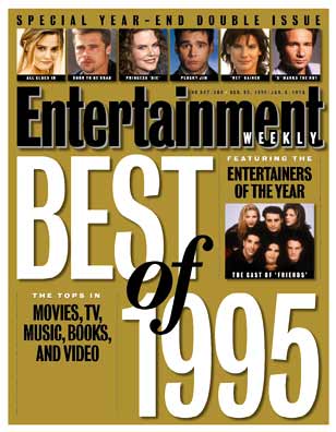 ENTERTAINMENT WEEKLY magazine cover Issue 307/308 29 December 1995