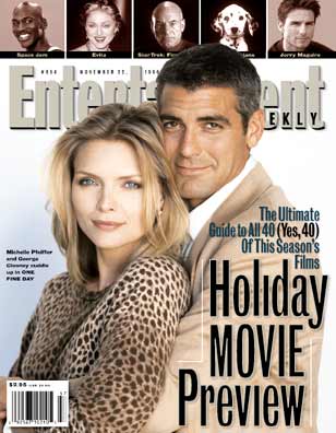 ENTERTAINMENT WEEKLY magazine cover Issue 354 22 November 1996