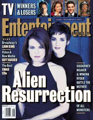 ENTERTAINMENT WEEKLY magazine cover Issue 408 5 December 1997
