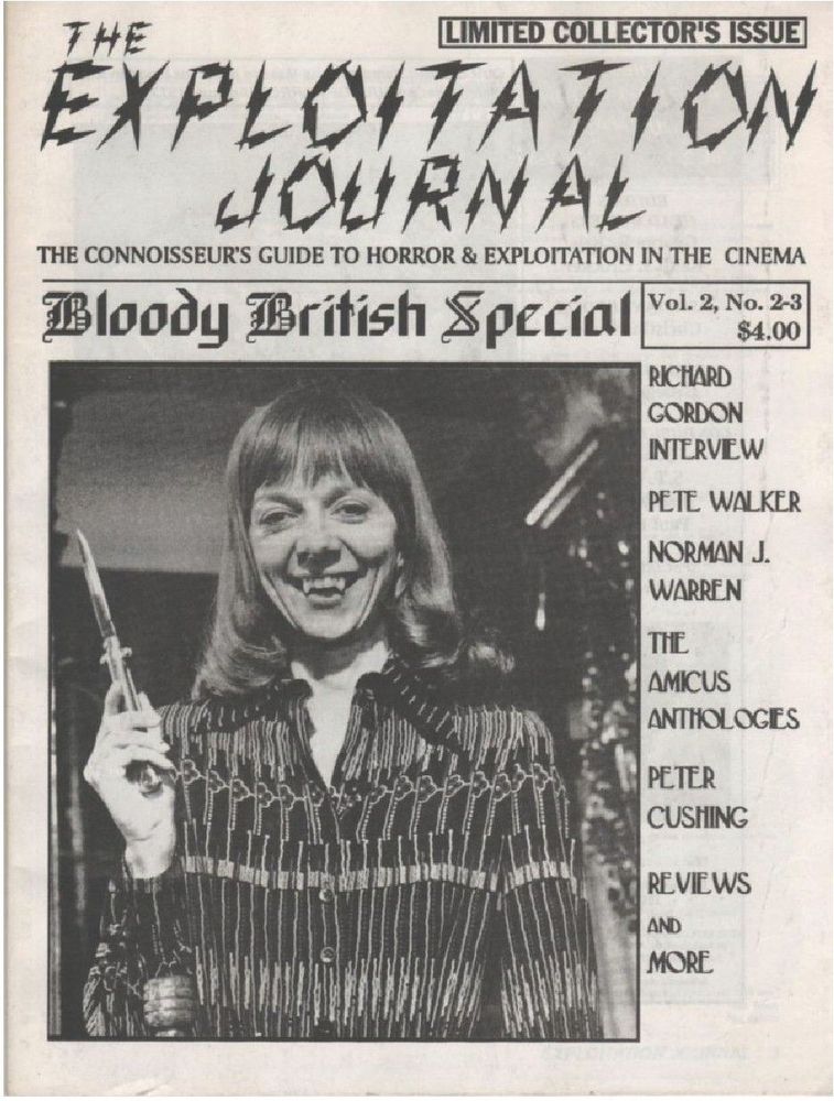 EXPLOITATION JOURNAL magazine side cover Issue 18  Vol 2 # 2/3  1995