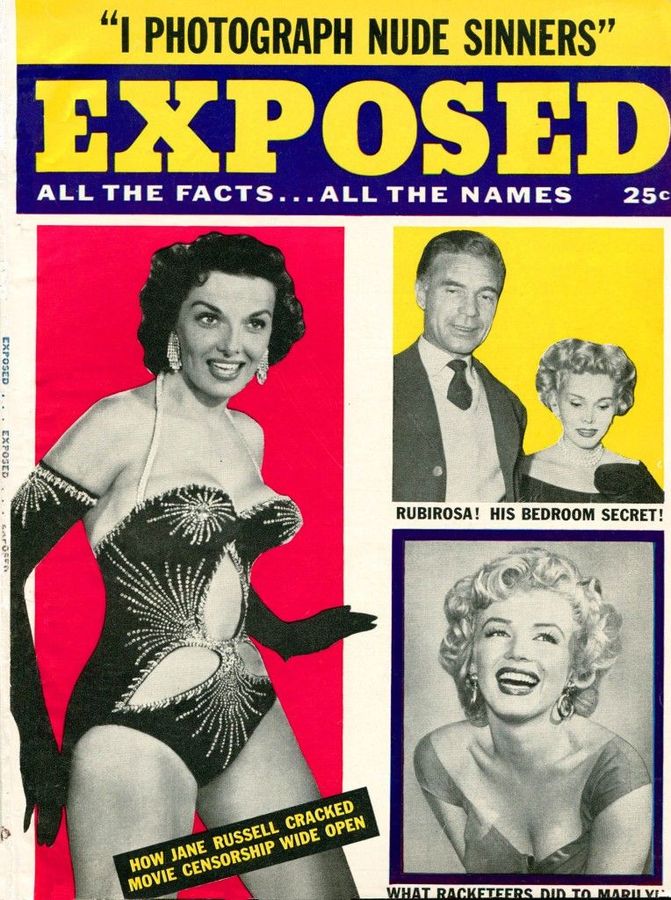 EXPOSED magazine cover Issue 1  1955