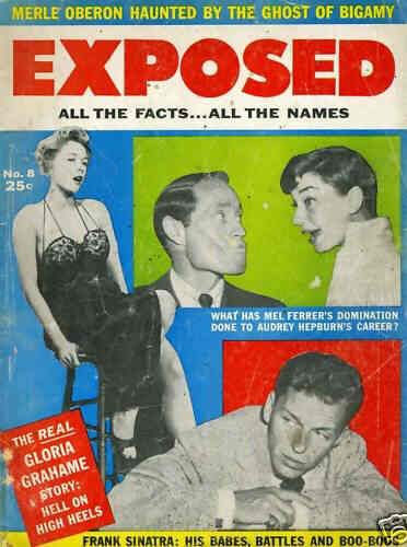 EXPOSED magazine cover Issue 8 Vol 1 # 8 August 1956