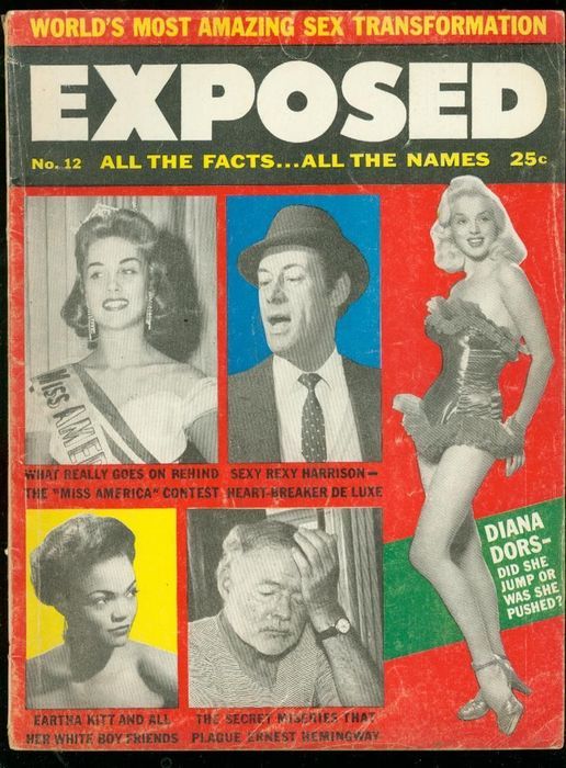 EXPOSED magazine cover Issue 12 February 1957
