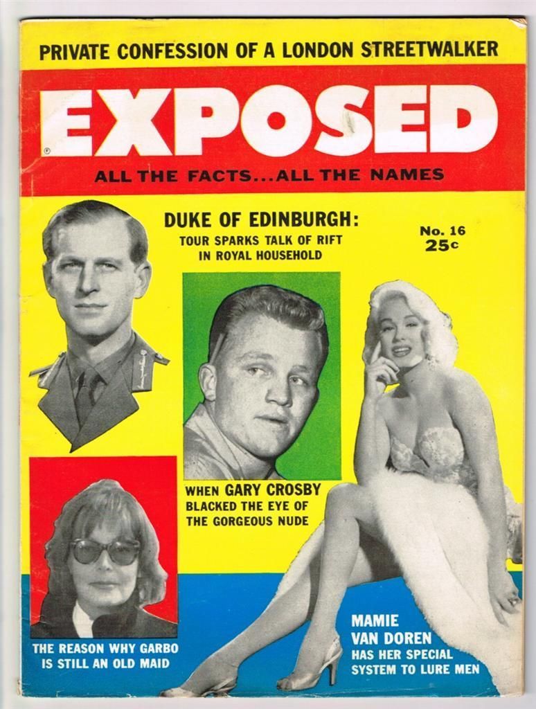 EXPOSED magazine cover Issue 16 July 1957