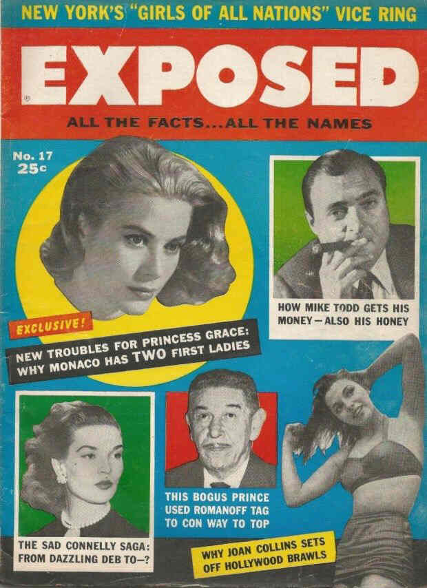 EXPOSED magazine cover Issue 17 August 1957