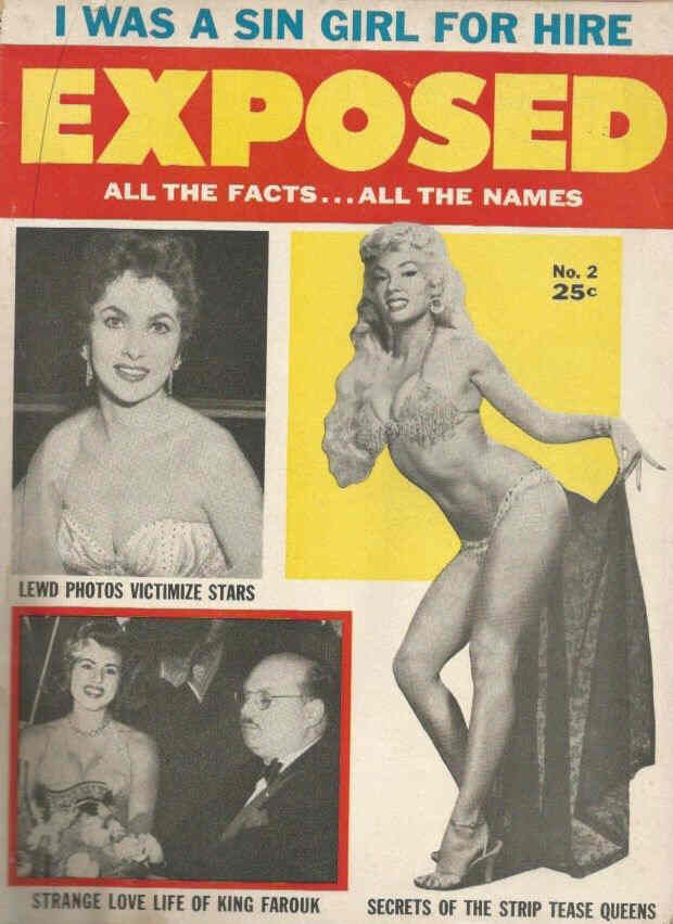 EXPOSED magazine cover Issue 2 December 1955