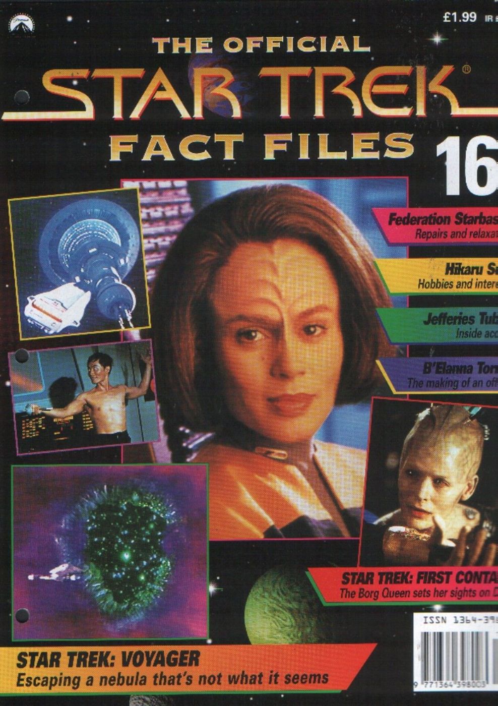 STAR TREK FACT FILES magazine cover Issue 16  
