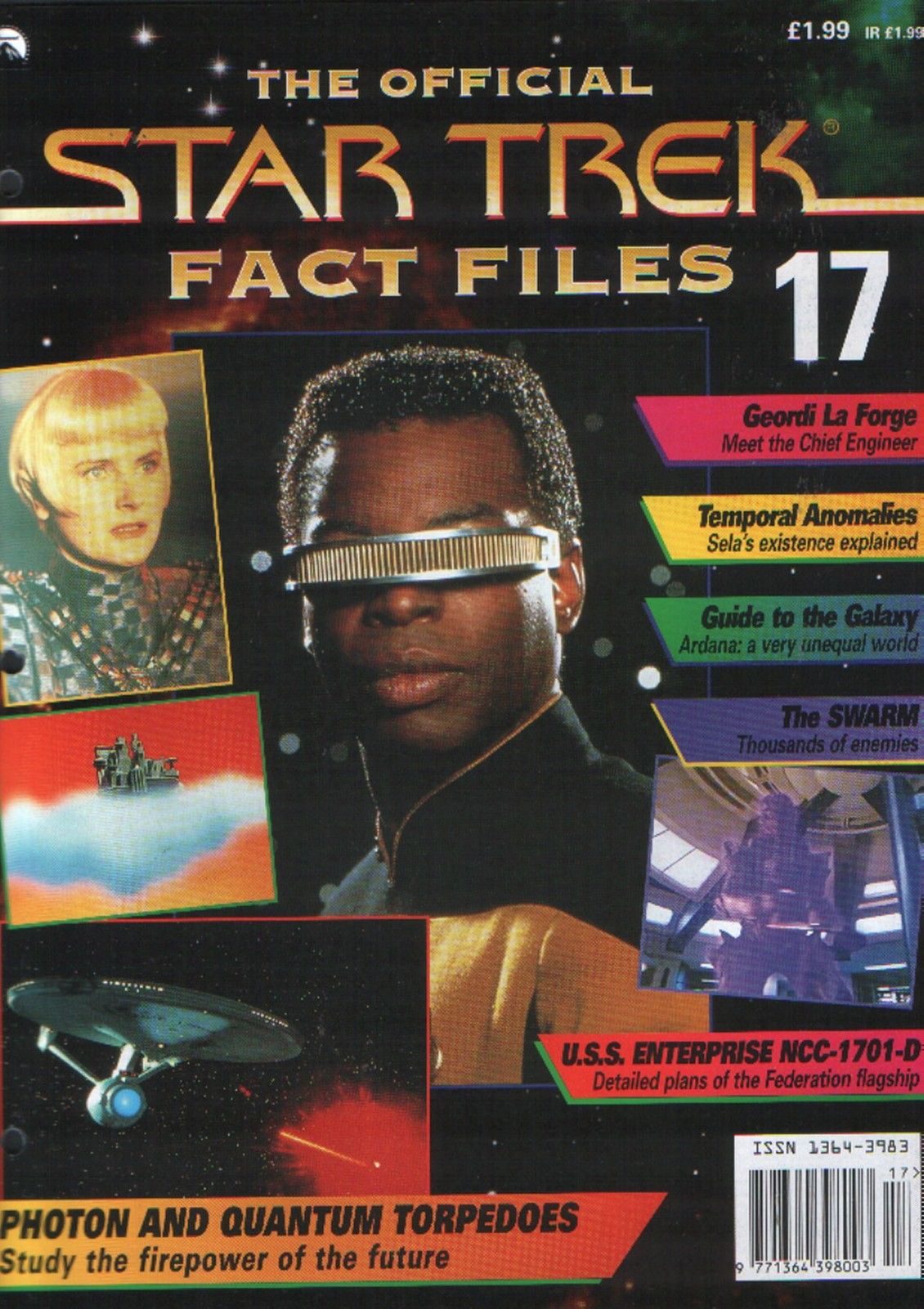 STAR TREK FACT FILES magazine cover Issue 17  