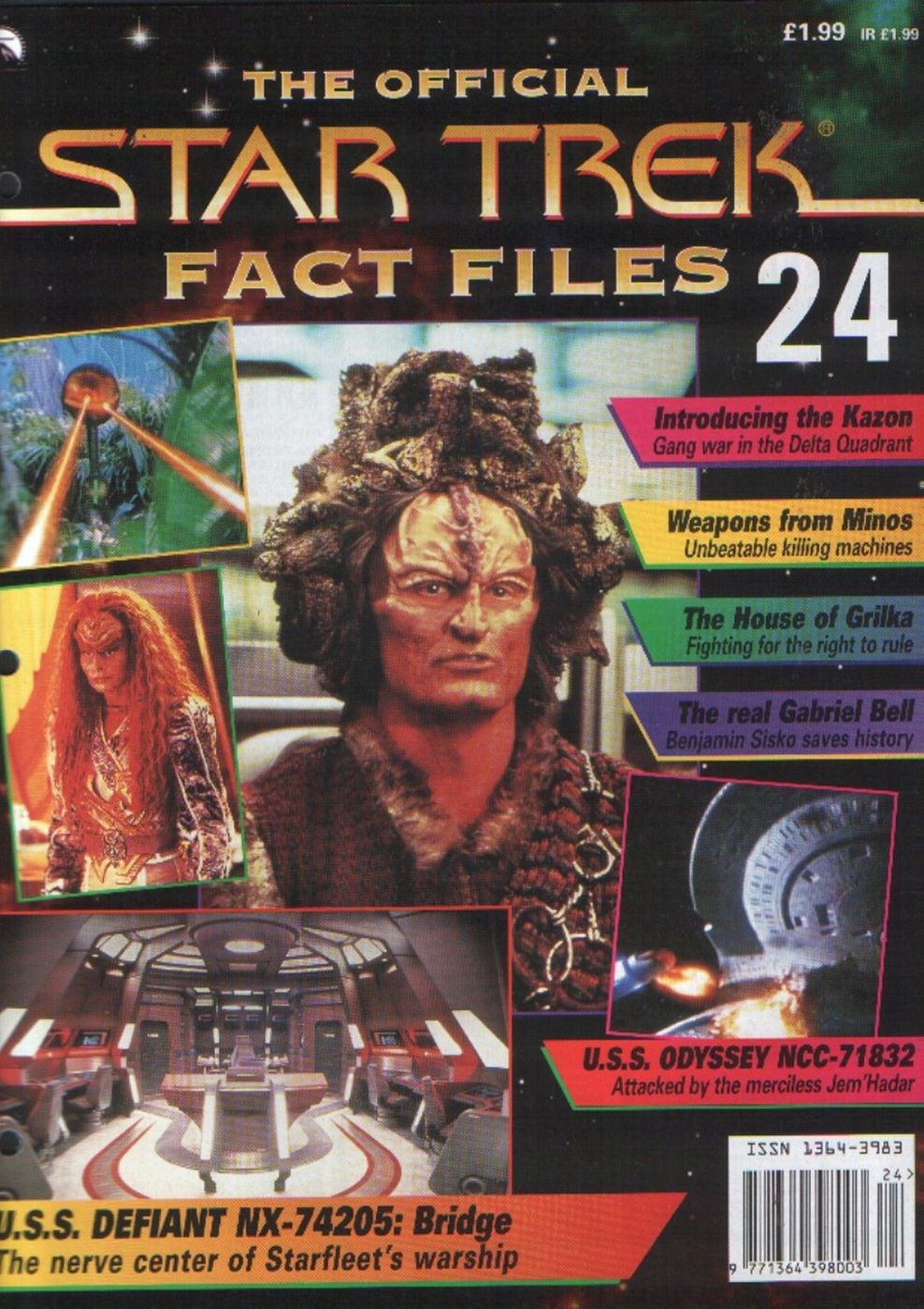STAR TREK FACT FILES magazine cover Issue 24  