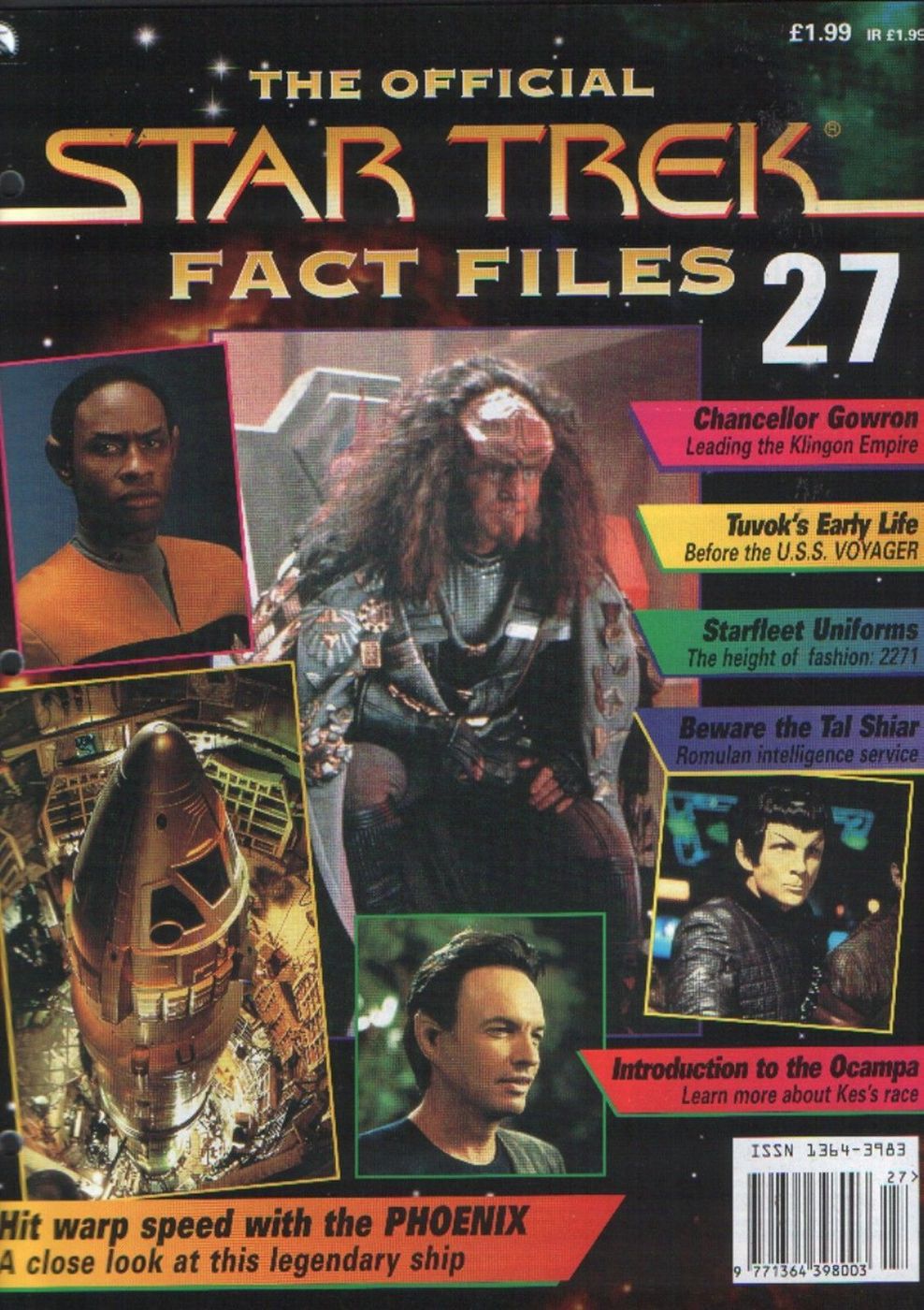 STAR TREK FACT FILES magazine cover Issue 27  
