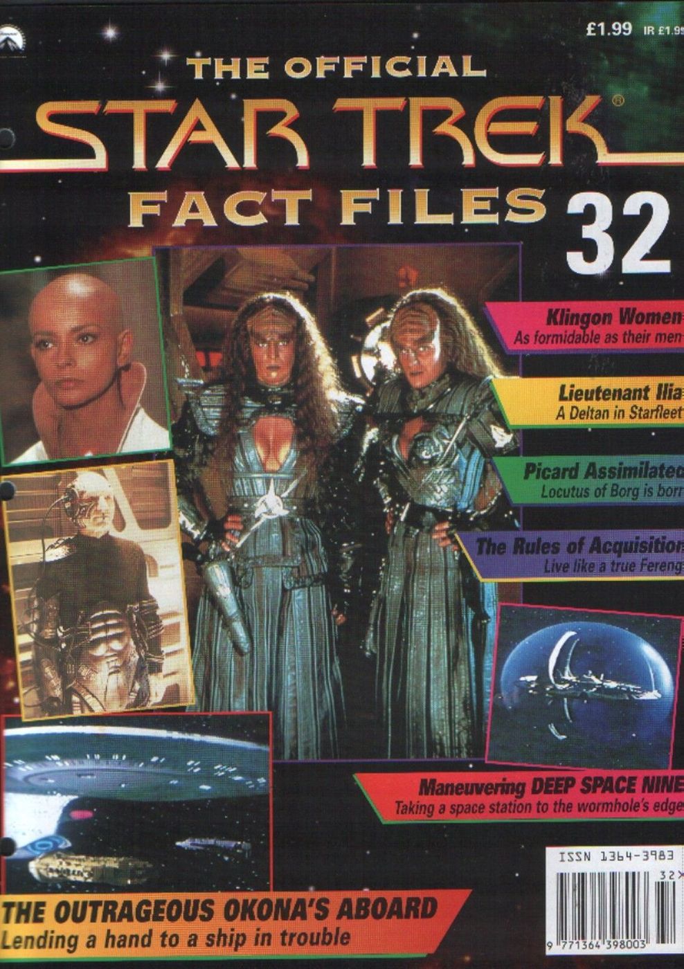 STAR TREK FACT FILES magazine cover Issue 32  