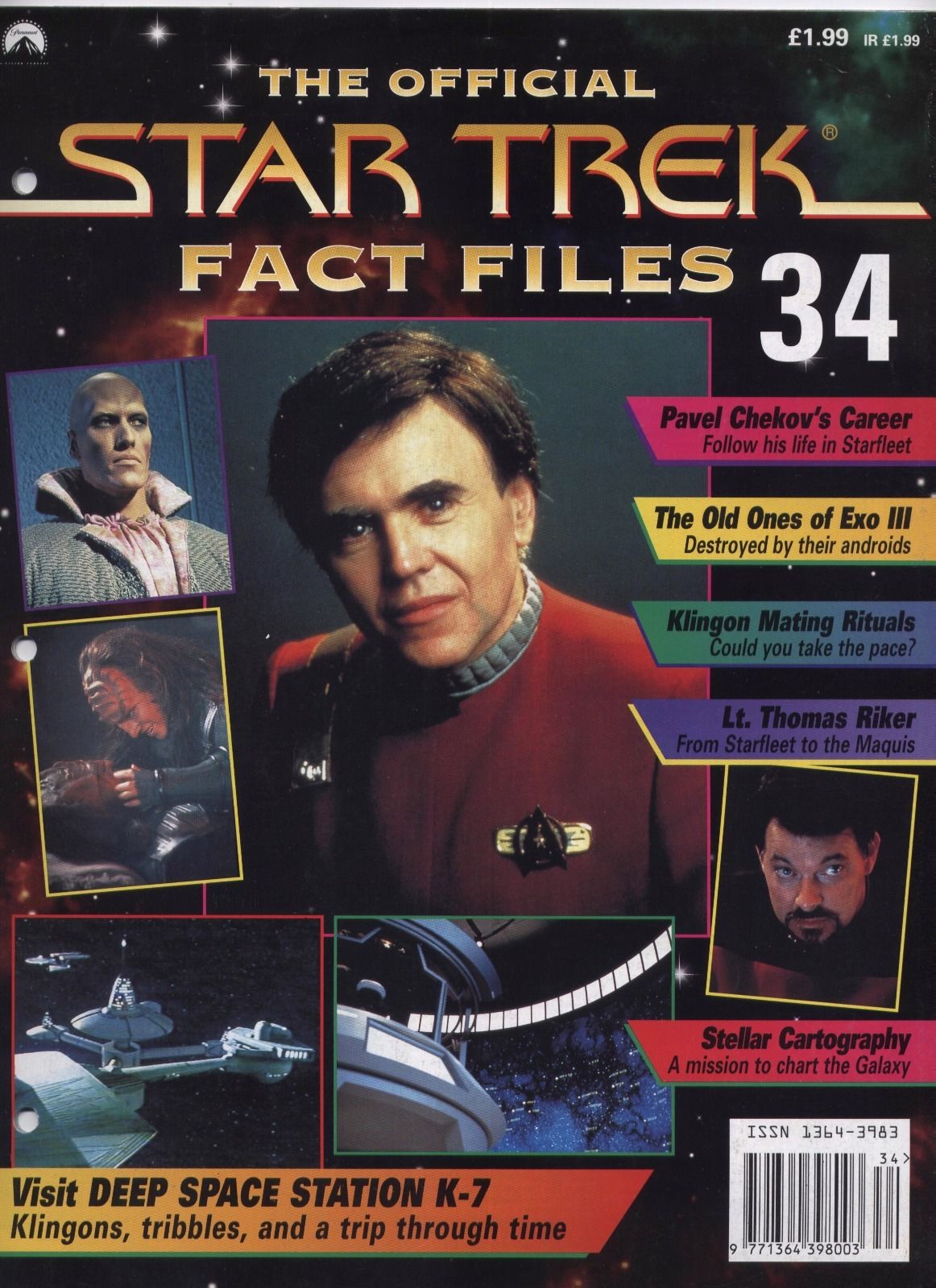 STAR TREK FACT FILES magazine cover Issue 34  