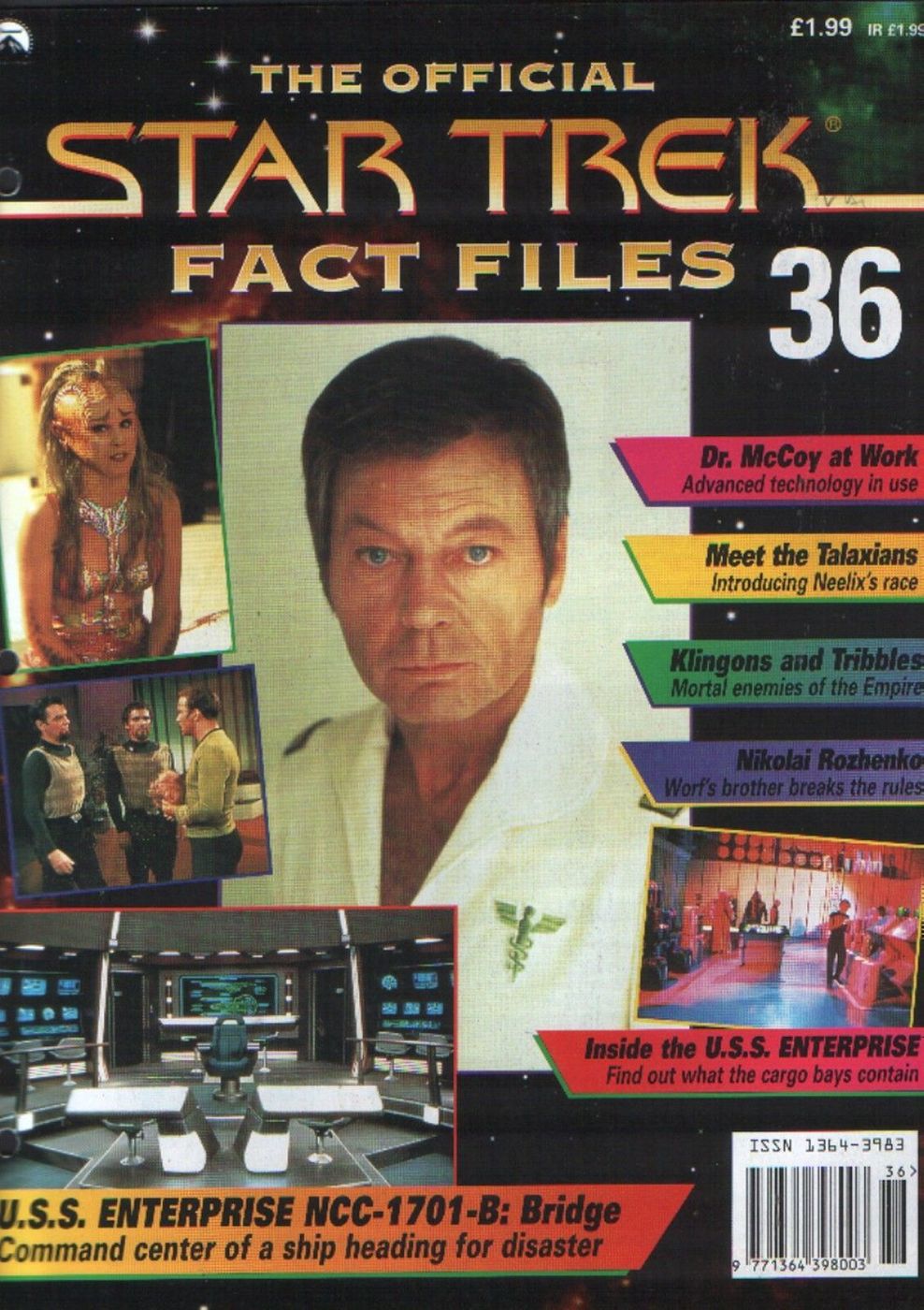 STAR TREK FACT FILES magazine cover Issue 36  
