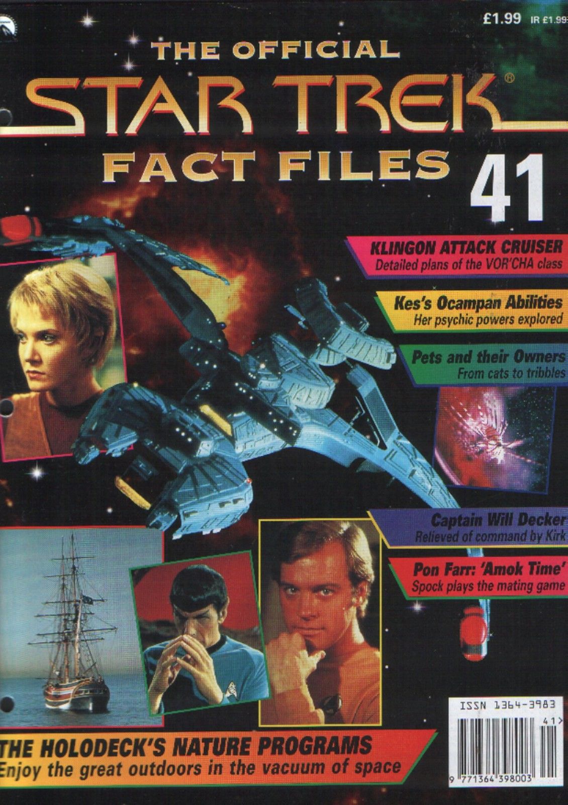STAR TREK FACT FILES magazine cover Issue 41  