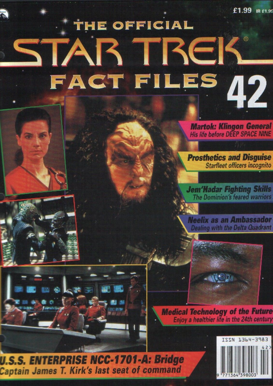 STAR TREK FACT FILES magazine cover Issue 42  