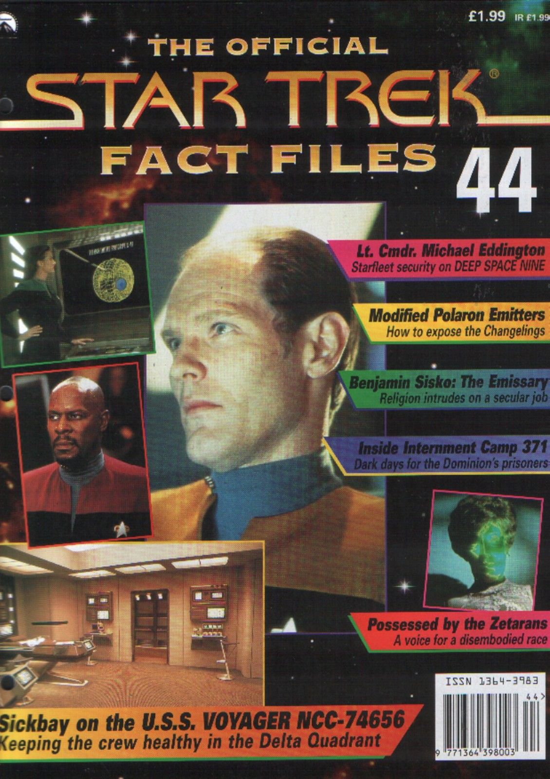 STAR TREK FACT FILES magazine cover Issue 44  