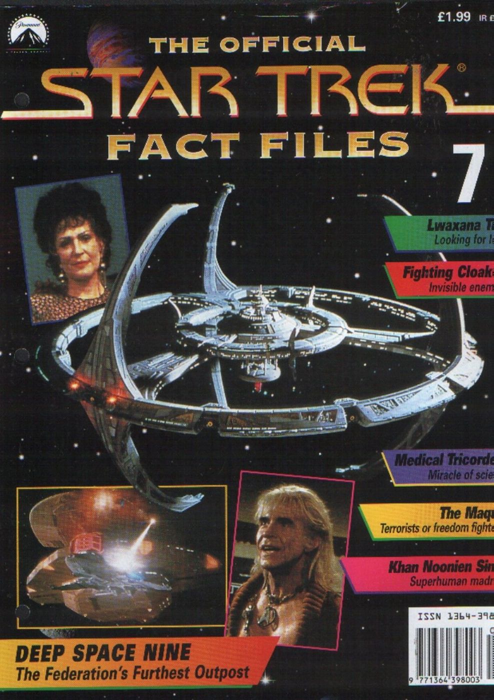 STAR TREK FACT FILES magazine cover Issue 7  