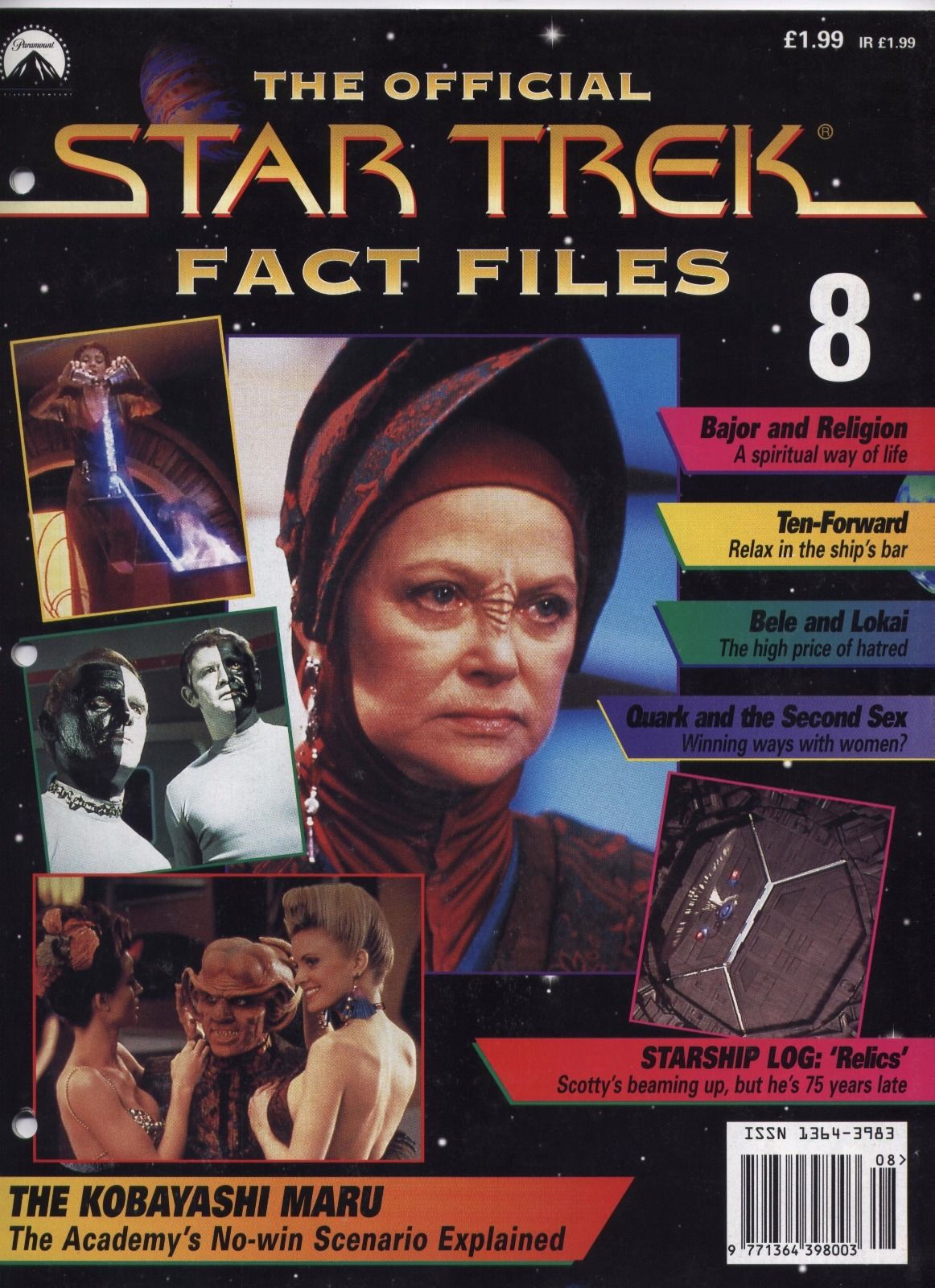 STAR TREK FACT FILES magazine cover Issue 8  
