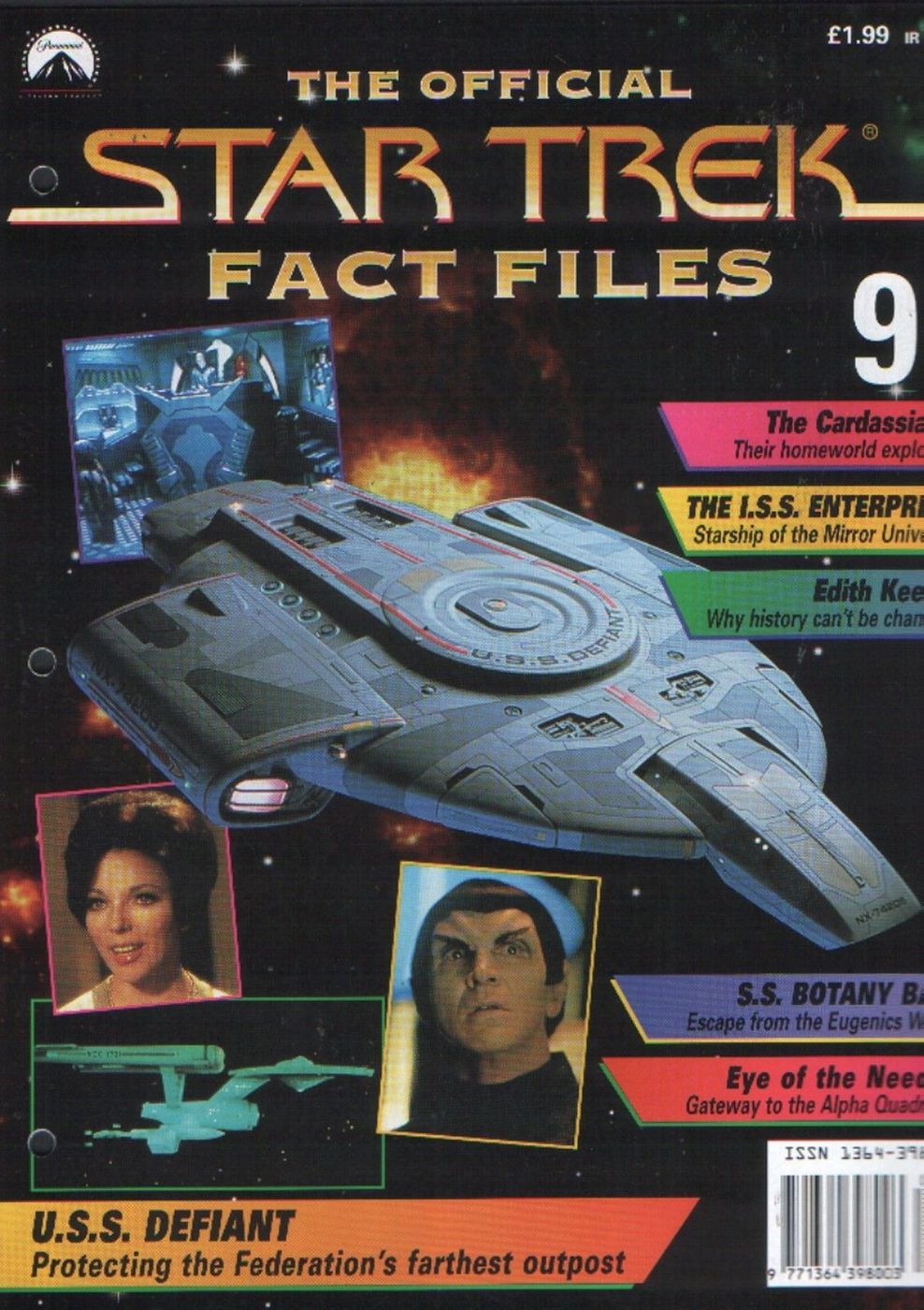 STAR TREK FACT FILES magazine cover Issue 9  