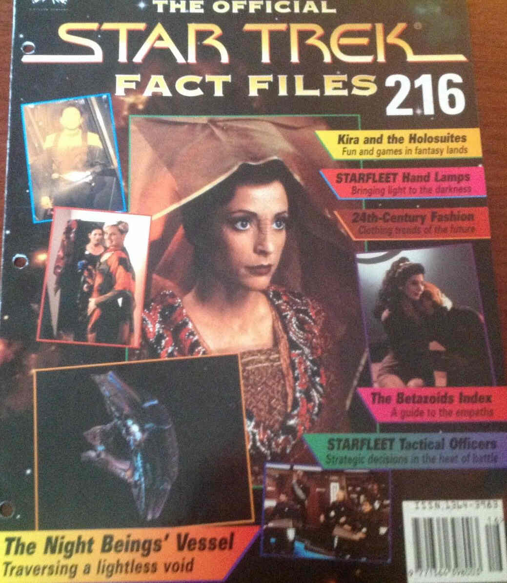 STAR TREK FACT FILES magazine cover Issue 216  