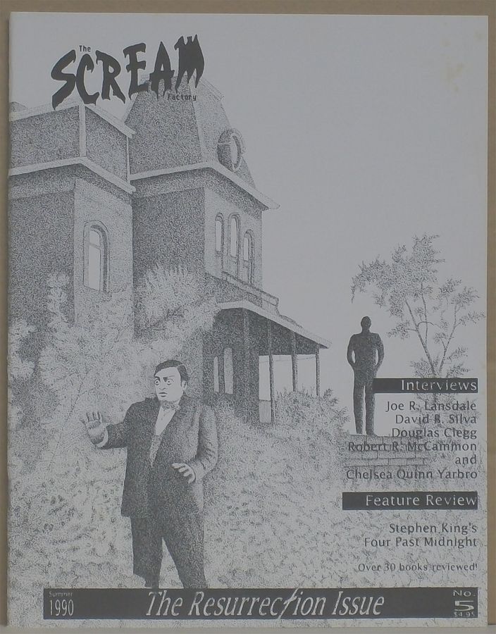 SCREAM FACTORY magazine cover Issue 5 Summer 1990