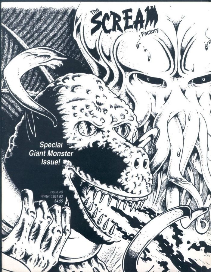 SCREAM FACTORY magazine cover Issue 8 Winter 1991
