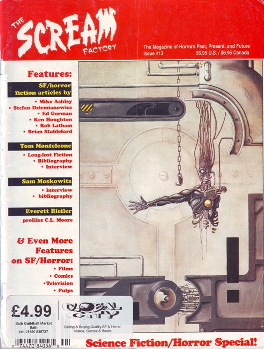SCREAM FACTORY magazine cover Issue 13 Spring 1994