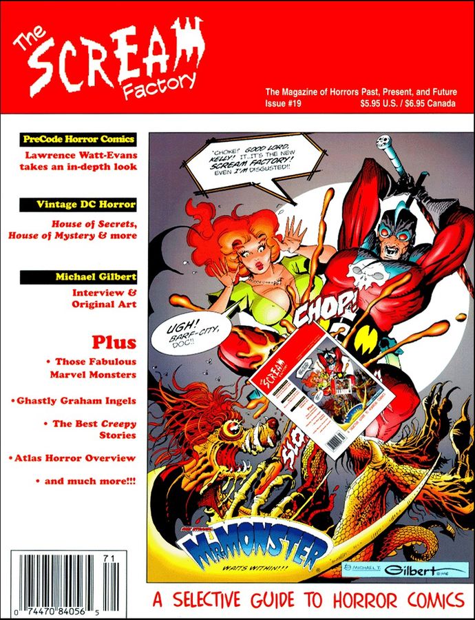 SCREAM FACTORY magazine cover Issue 19  1997