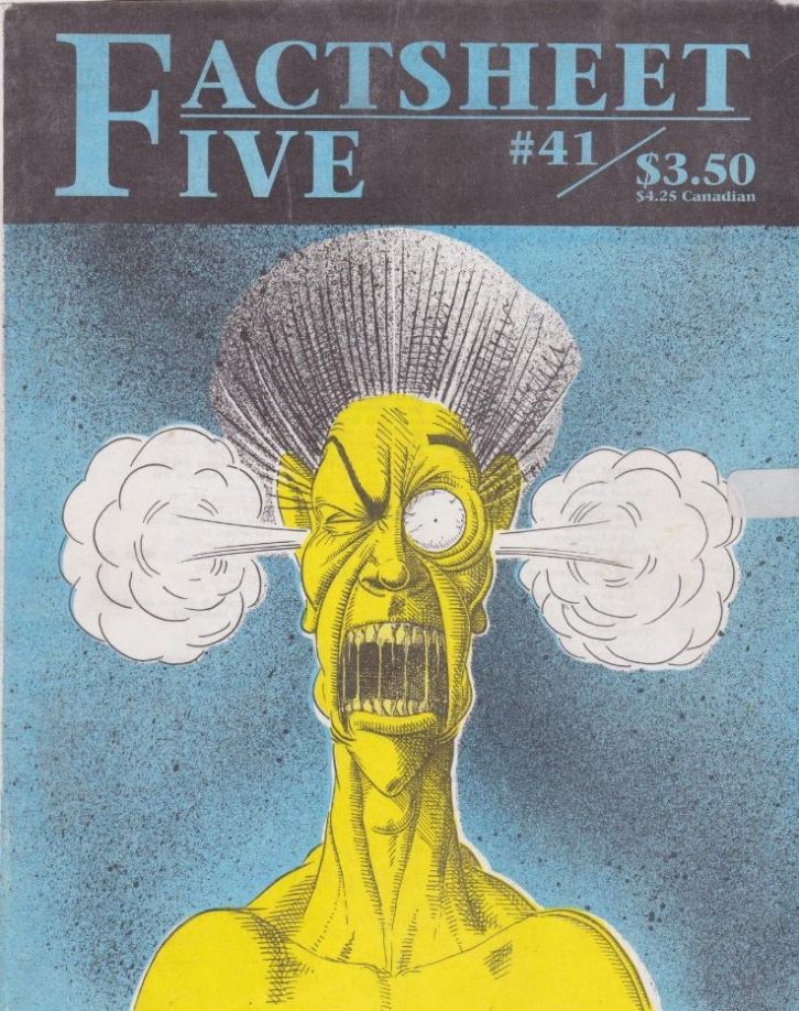 FACTSHEET 5 magazine cover Issue 41  March 1991