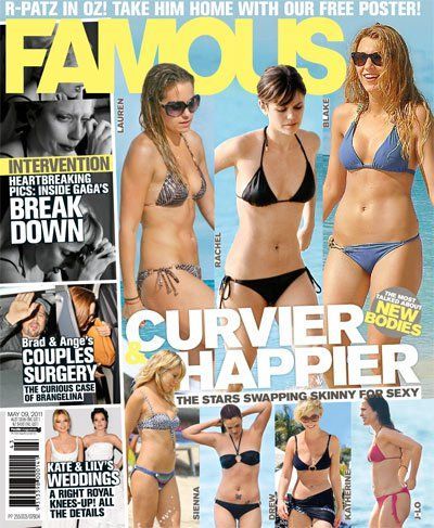 FAMOUS (Au) magazine cover 9 May 2011