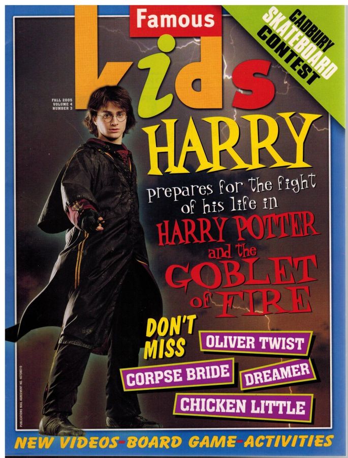 FAMOUS KIDS magazine cover Fall 2005