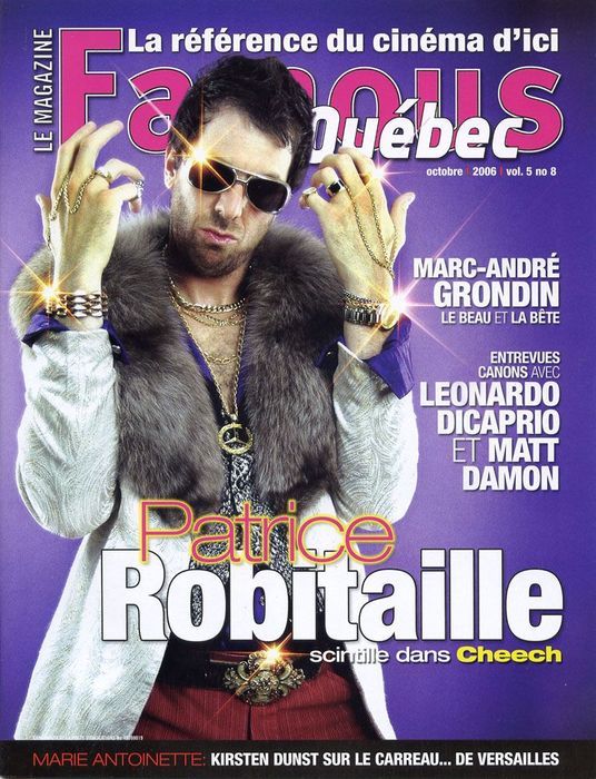 FAMOUS QUEBEC magazine side cover October 2006