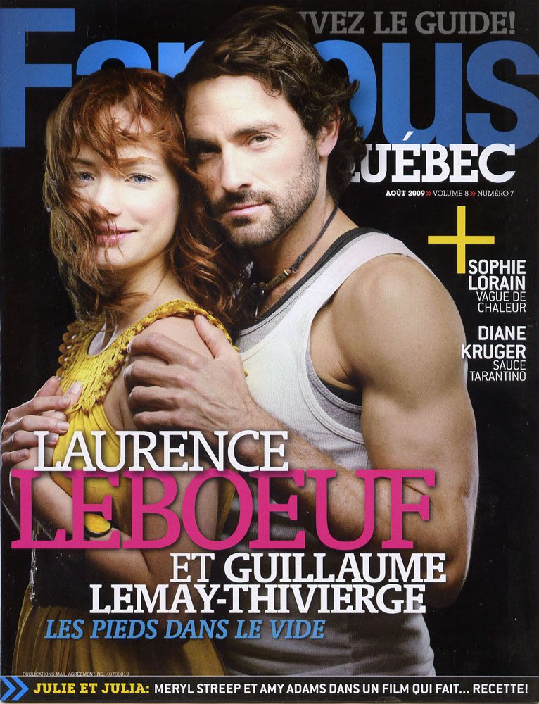 FAMOUS QUEBEC magazine cover August 2009