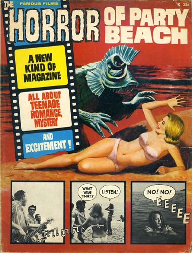 FAMOUS FILMS magazine side cover Issue 1  1964