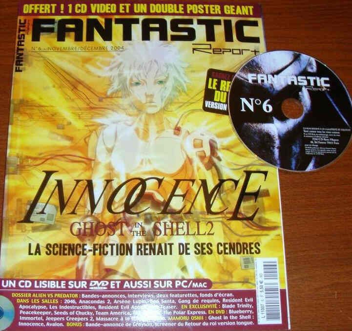 FANTASTIC REPORT magazine side cover Issue 6 November/December 2004