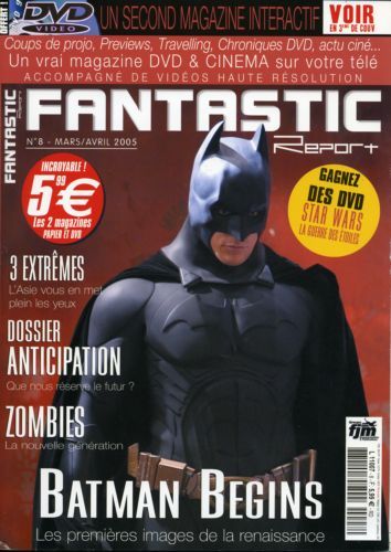 FANTASTIC REPORT magazine side cover Issue 8 March/April 2005