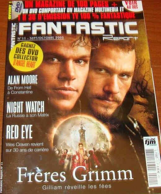 FANTASTIC REPORT magazine side cover Issue 11 September/October 2005