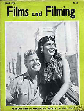 FILMS AND FILMING magazine cover Issue 19 April 1956
