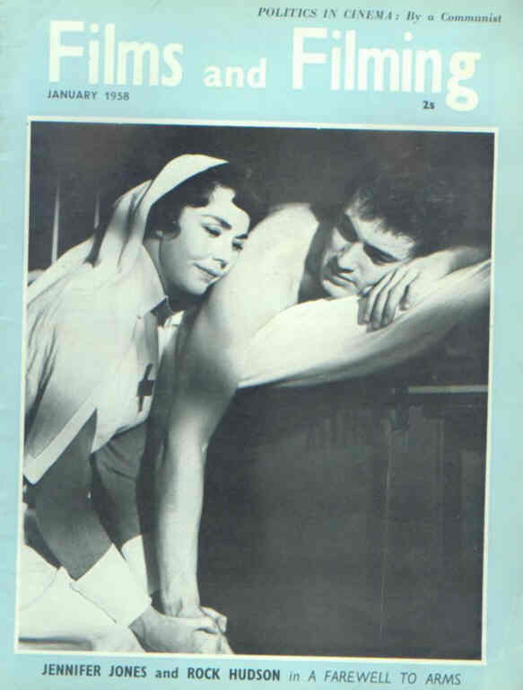 FILMS AND FILMING magazine cover Issue 40 January 1958
