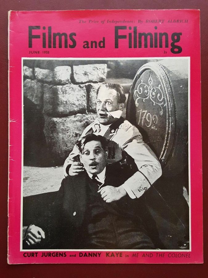 FILMS AND FILMING magazine cover Issue 45 June 1958