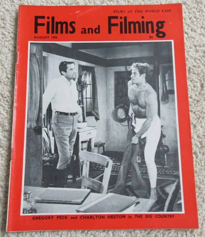 FILMS AND FILMING magazine cover Issue 47 August 1958