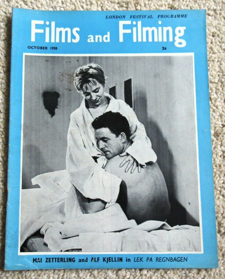 FILMS AND FILMING magazine cover Issue 49 October 1958
