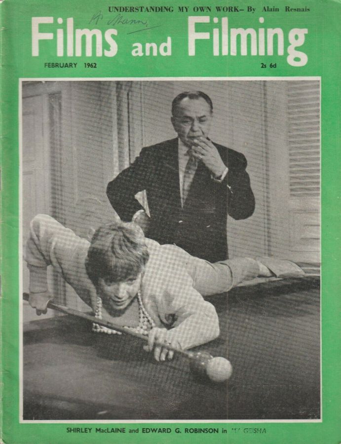 FILMS AND FILMING magazine cover Issue 89 February 1962