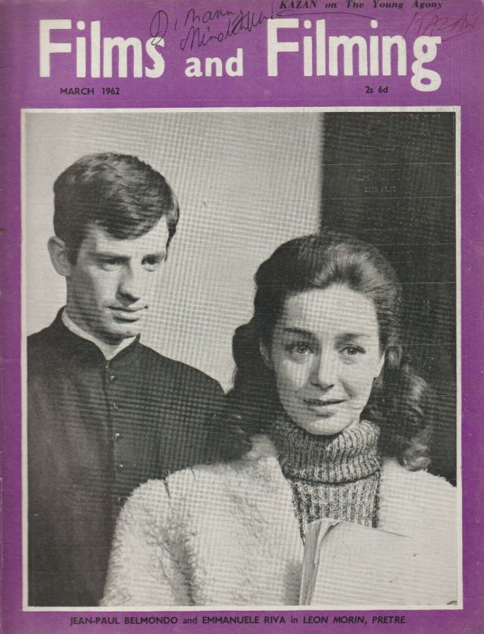 FILMS AND FILMING magazine cover Issue 90 March 1962